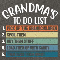 Grandma's To Do List Funny Cute Cotton Canvas Backpack