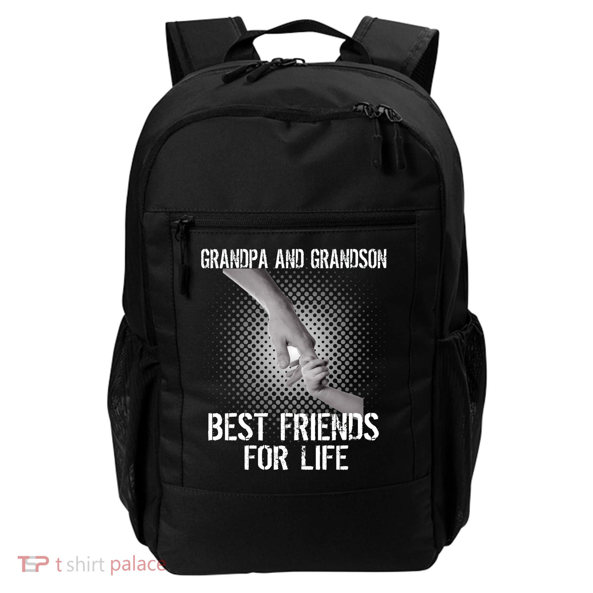 Grandpa And Grandson Best Friends For Life Daily Commute Backpack