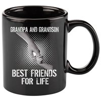 Grandpa And Grandson Best Friends For Life 11oz C Handle Ceramic Mug