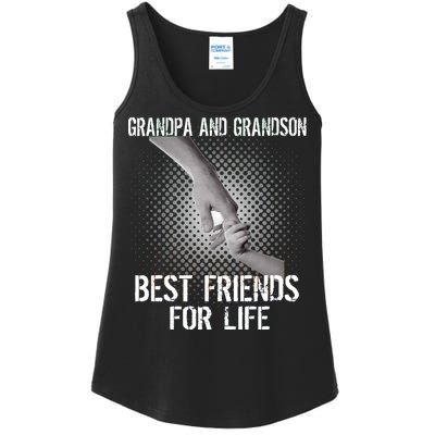 Grandpa And Grandson Best Friends For Life Ladies Essential Tank