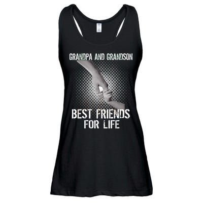 Grandpa And Grandson Best Friends For Life Ladies Essential Flowy Tank