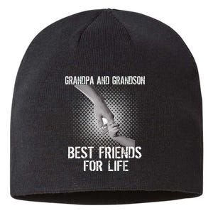 Grandpa And Grandson Best Friends For Life Sustainable Beanie