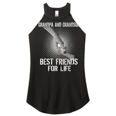 Grandpa And Grandson Best Friends For Life Women’s Perfect Tri Rocker Tank