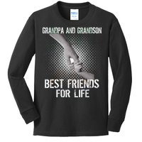 Grandpa And Grandson Best Friends For Life Kids Long Sleeve Shirt