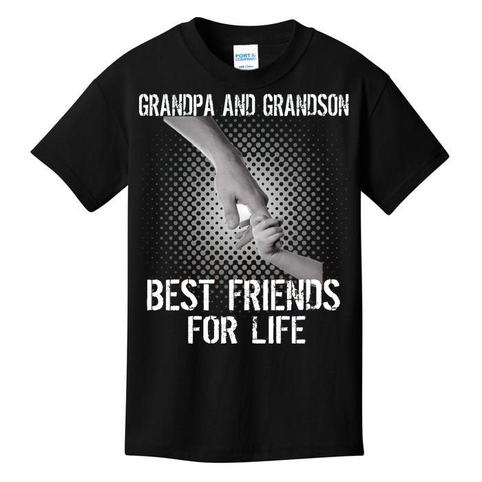 Grandpa And Grandson Best Friends For Life Kids T-Shirt