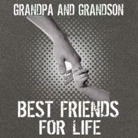 Grandpa And Grandson Best Friends For Life Cotton Canvas Backpack