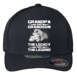 Grandpa And Grandson The Legacy The Legend Flexfit Unipanel Trucker Cap