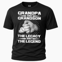 Grandpa And Grandson The Legacy The Legend Cooling Performance Crew T-Shirt
