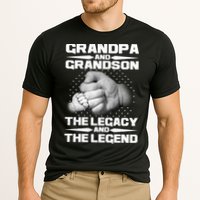 Grandpa And Grandson The Legacy The Legend Cooling Performance Crew T-Shirt