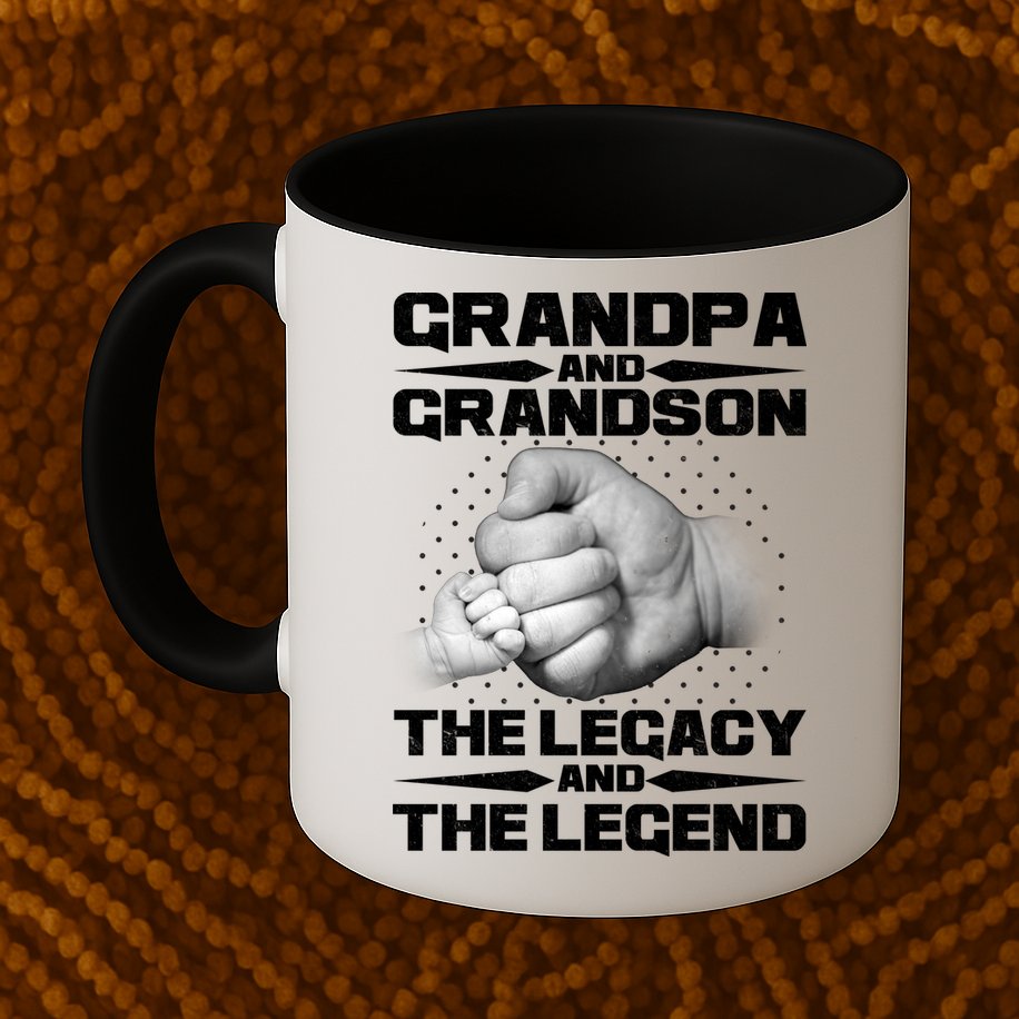 Grandpa And Grandson The Legacy The Legend Mug