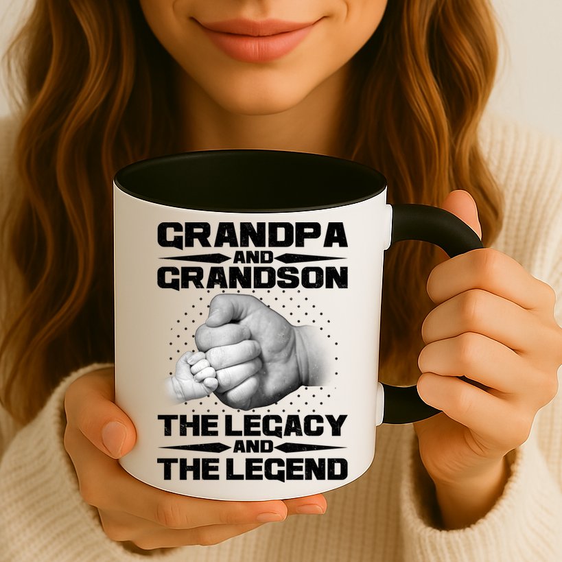 Grandpa And Grandson The Legacy The Legend Mug