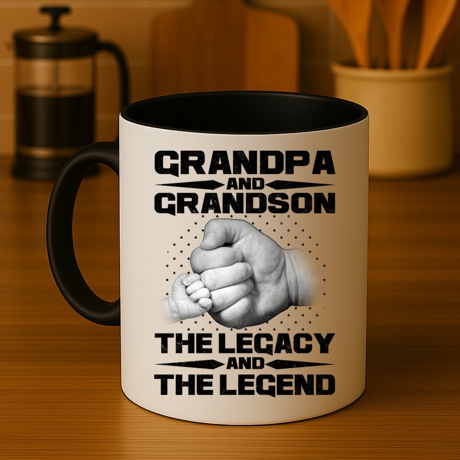 Grandpa And Grandson The Legacy The Legend Mug