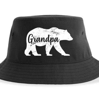 Grandpa Bear Sustainable Bucket Hat