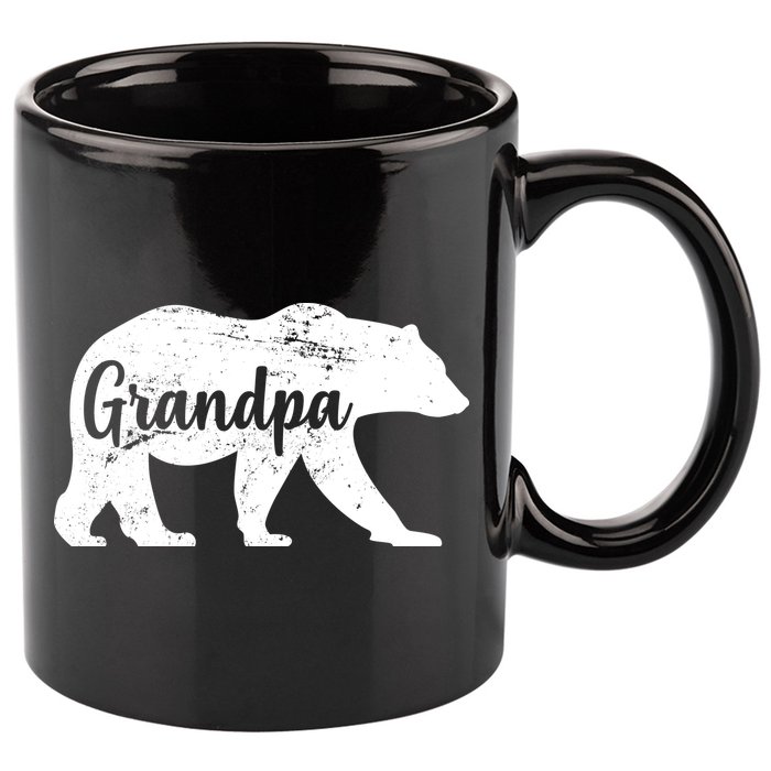 Grandpa Bear 11oz C Handle Ceramic Mug