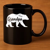 Grandpa Bear 11oz C Handle Ceramic Mug