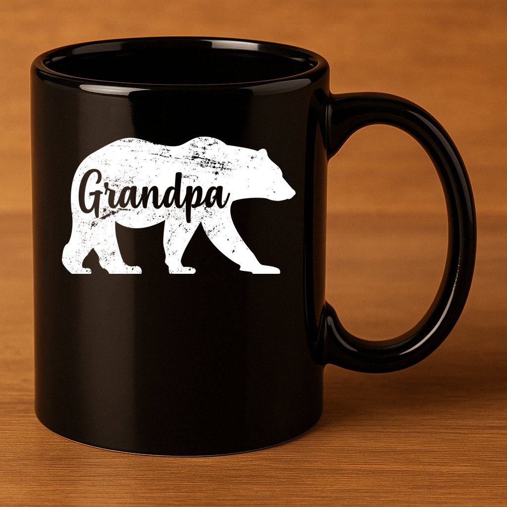 Grandpa Bear 11oz C Handle Ceramic Mug