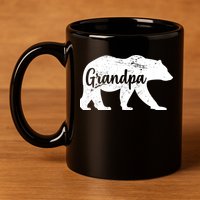 Grandpa Bear 11oz C Handle Ceramic Mug