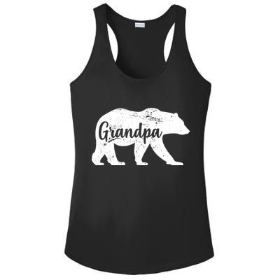 Grandpa Bear Ladies PosiCharge Competitor Racerback Tank