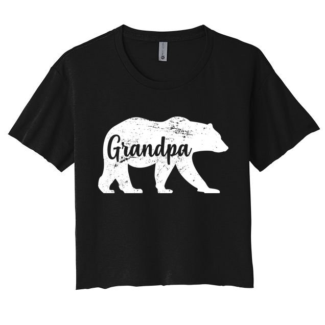 Grandpa Bear Crop Top