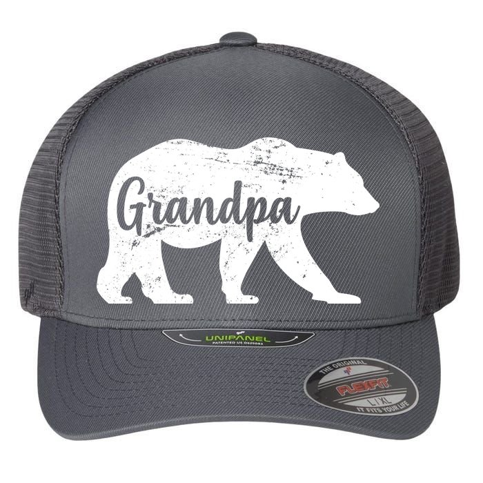 Grandpa Bear Flexfit Unipanel Trucker Cap