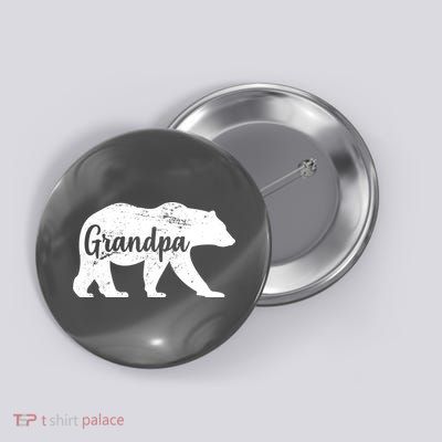 Grandpa Bear Button