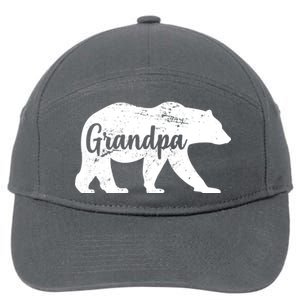 Grandpa Bear 7-Panel Snapback Hat