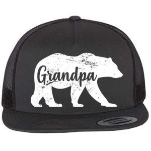 Grandpa Bear Flat Bill Trucker Hat