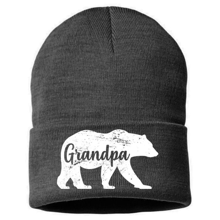 Grandpa Bear Sustainable Knit Beanie