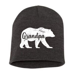 Grandpa Bear Short Acrylic Beanie