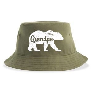 Grandpa Bear Sustainable Bucket Hat