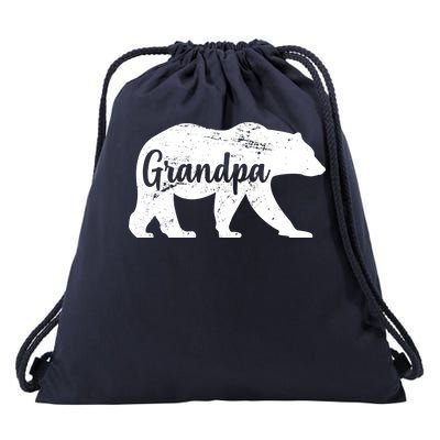 Grandpa Bear Drawstring Bag