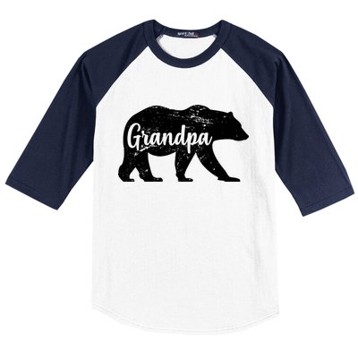 Grandpa Bear Baseball Sleeve Shirt