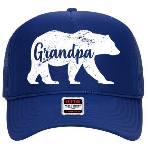 Grandpa Bear High Crown Mesh Back Trucker Hat