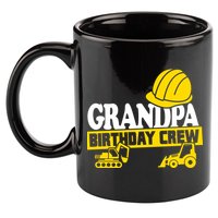 Grandpa Birthday Crew Construction Party 11oz C Handle Ceramic Mug