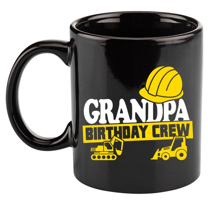 Grandpa Birthday Crew Construction Party 11oz C Handle Ceramic Mug