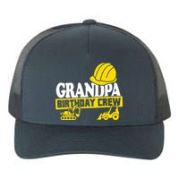 Grandpa Birthday Crew Construction Party Yupoong Adult 5-Panel Trucker Hat