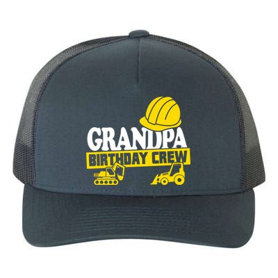 Grandpa Birthday Crew Construction Party Yupoong Adult 5-Panel Trucker Hat