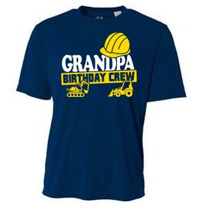 Grandpa Birthday Crew Construction Party Cooling Performance Crew T-Shirt