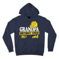 Grandpa Birthday Crew Construction Party Hoodie