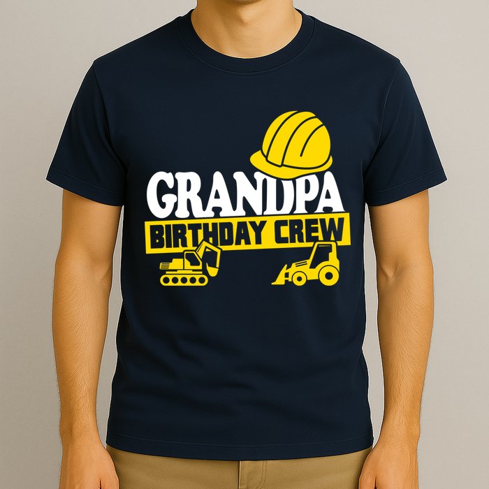 Grandpa Birthday Crew Construction Party T-Shirt