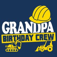 Grandpa Birthday Crew Construction Party T-Shirt