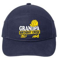 Grandpa Birthday Crew Construction Party 7-Panel Snapback Hat