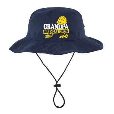 Grandpa Birthday Crew Construction Party Legacy Cool Fit Booney Bucket Hat