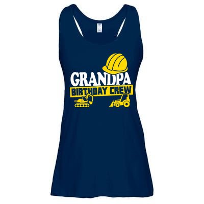 Grandpa Birthday Crew Construction Party Ladies Essential Flowy Tank