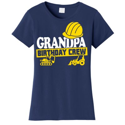 Grandpa Birthday Crew Construction Party Women's T-Shirt