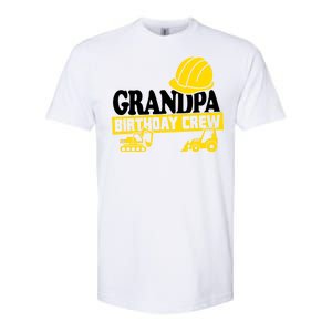 Grandpa Birthday Crew Construction Party Softstyle CVC T-Shirt