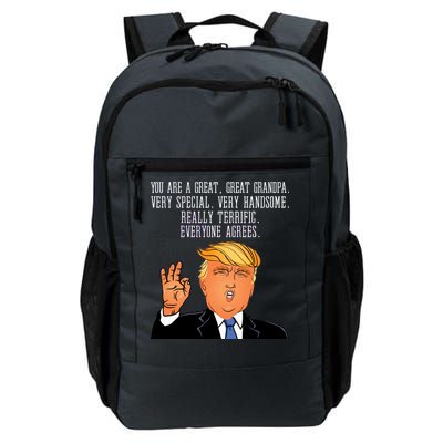 Grandpa Donald Trump Daily Commute Backpack