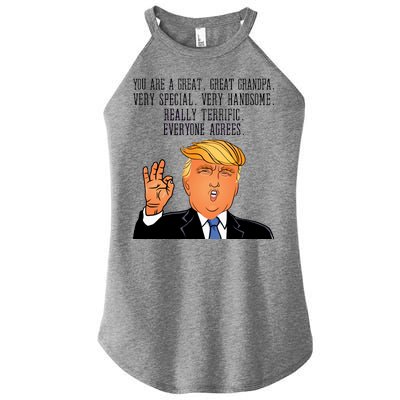 Grandpa Donald Trump Women’s Perfect Tri Rocker Tank