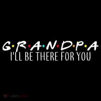 Grandpa I'll Be There For You Mesh Reversible Basketball Jersey Tank