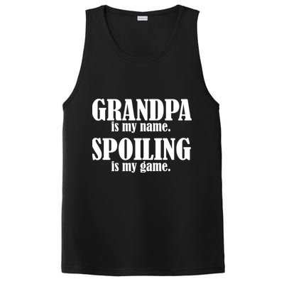Grandpa Is My Name Spoiling Is my Game PosiCharge Competitor Tank